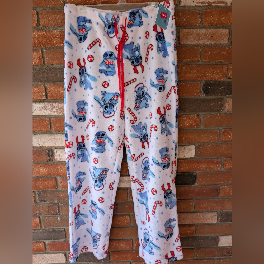Disney Pajama Bottoms with Stitch